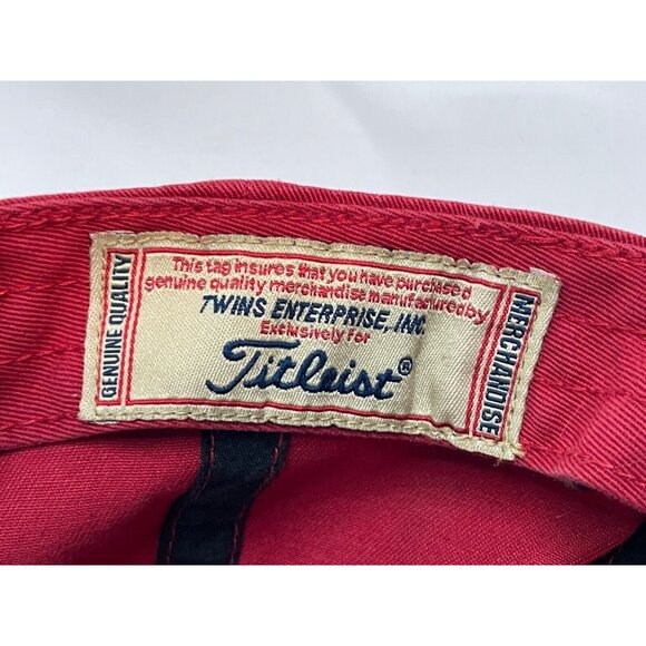 MLB Washington Nationals Baseball Titleist Golf hat cap 7" strap back red - Picture 6 of 8